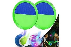 Glow in the Dark Toss and Catch Ball Set: Illuminate Your Summer Nights