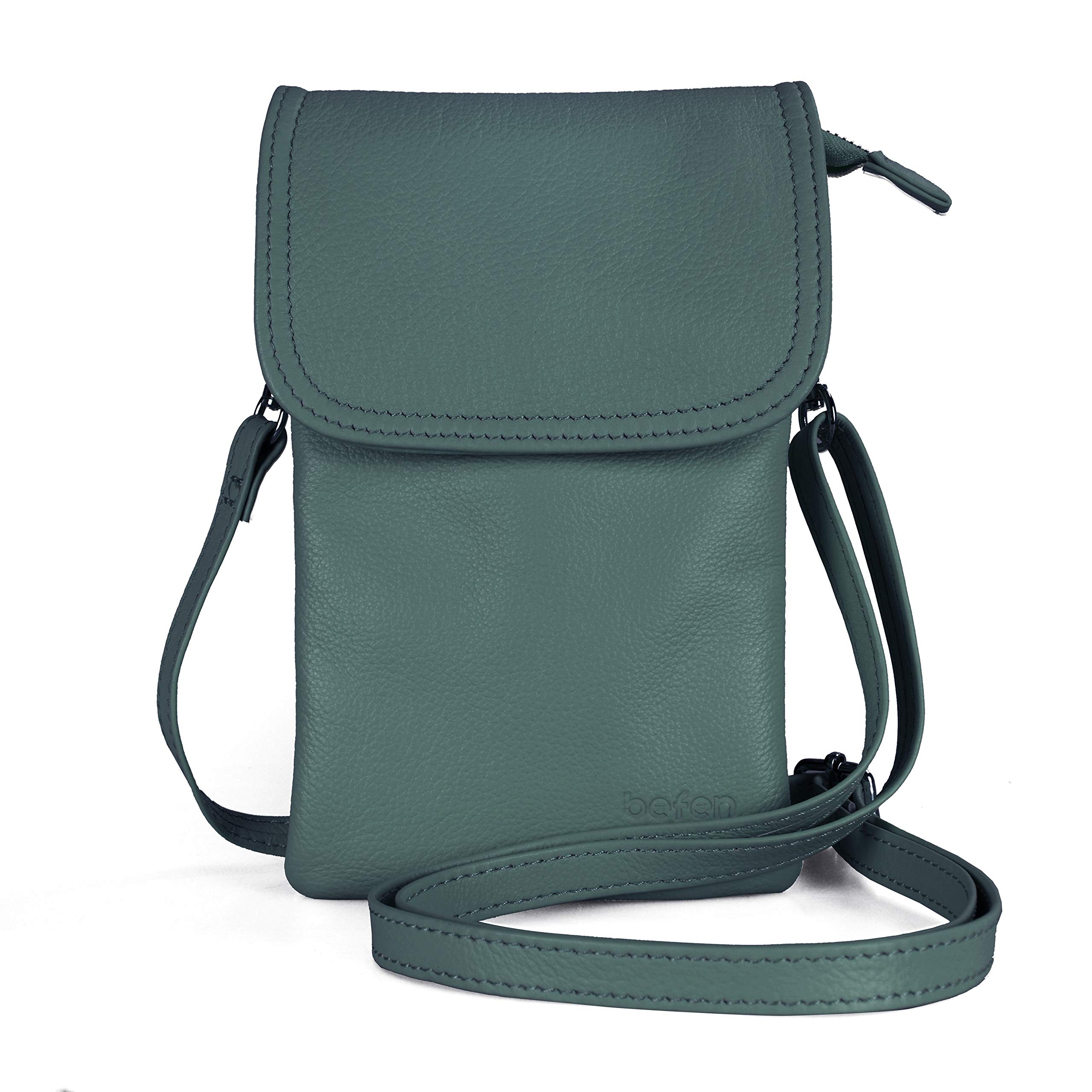 befen Genuine Leather Small Crossbody Bags for Women Cell Phone Travel Bag