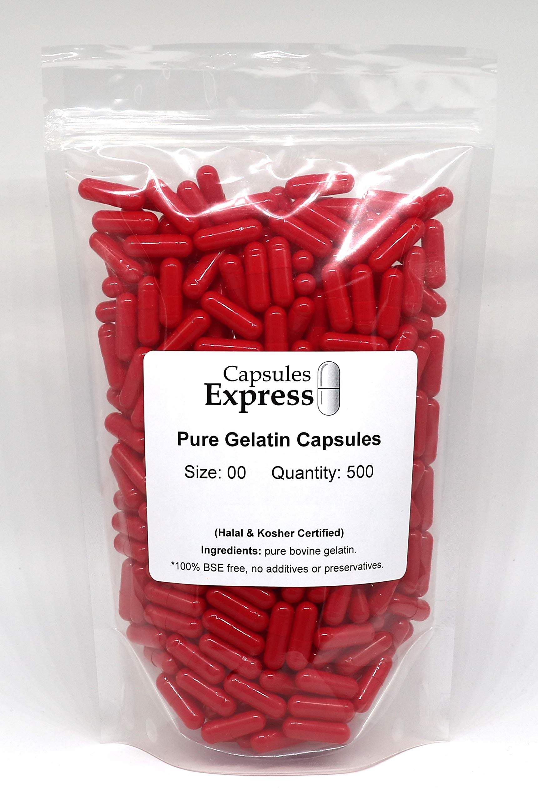 Buy XPRS Nutra Size 00 Empty s 500 Count Empty Gelatin s s Express