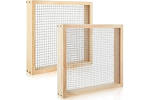 Mifoci Soil Sifter with 1/4 Inch Mesh