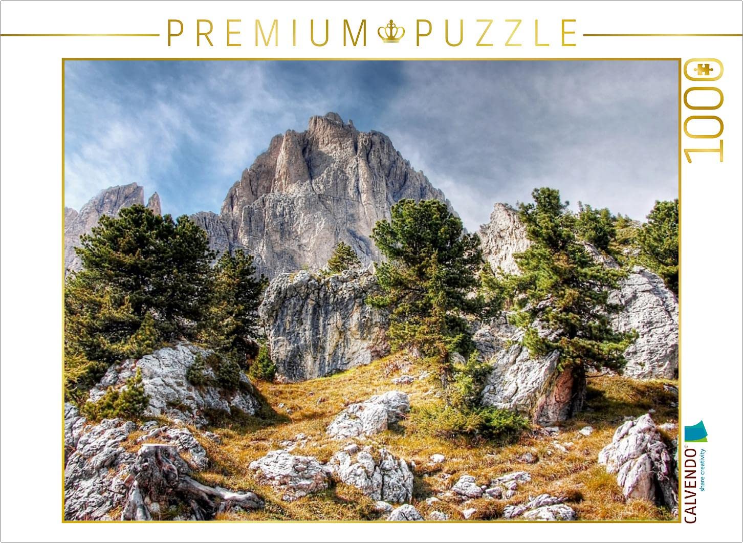 CALVENDO Puzzle 'Aufstieg Paternkofel' 1000 Teile - 64x48 Cm, Premium-Qualität Aus Europa