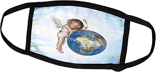 Face Mask Small, A Cute Guardian Angel Sleeping and Protects The Earth