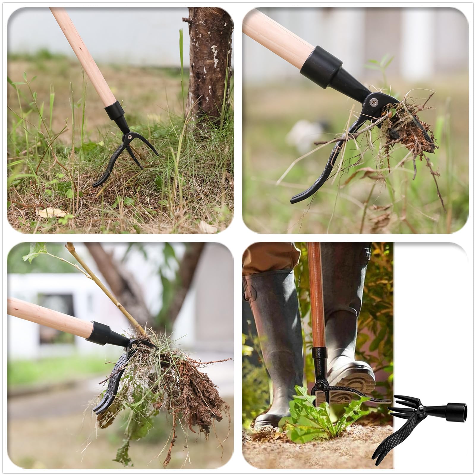 Arracheuse De Mauvaises Herbes Fynalite Multi Weeda – Poignée D Alu Violette