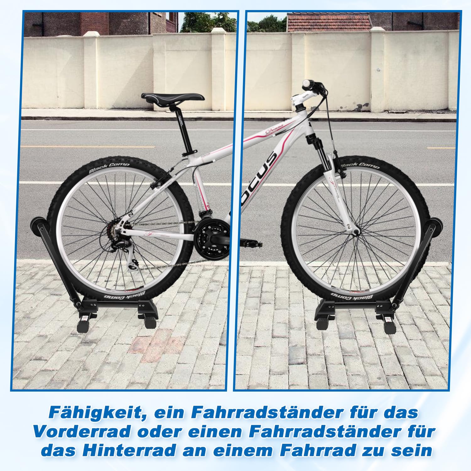 Soporte para bicicleta montado en aluminio