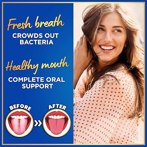 Miniatura 6 de Probióticos orales para dientes y encías  3BN CFU Paracasei, Salivarius K12 Pro B, probióticos dentales de inulina para tratamiento de mal aliento,