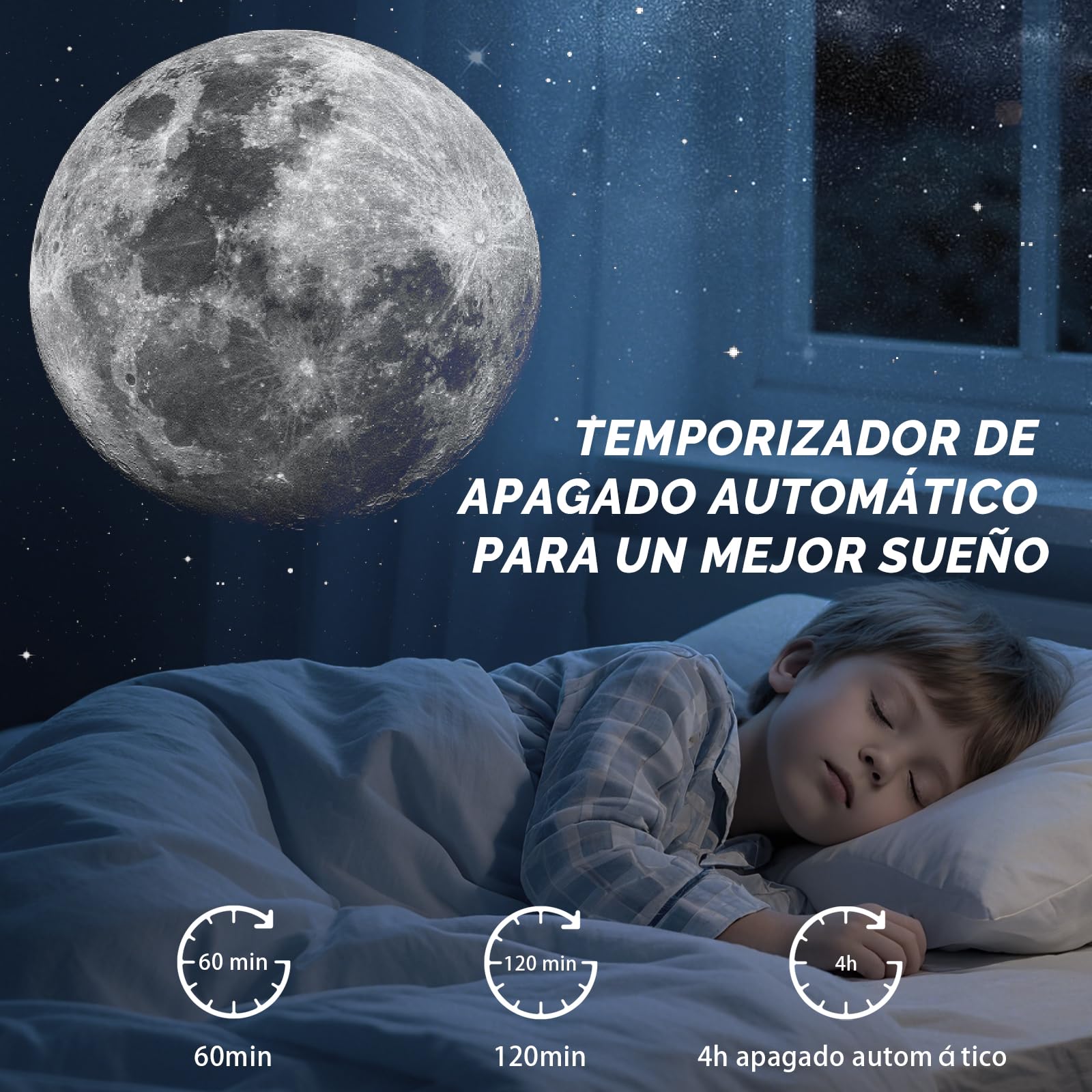 Proyector Galaxia, Proyector Estrellas Planetario Doméstico Techo Espacial Luz Nocturna con Tira, Meteor and Galaxy Projector & 2 Films Set para Niños Aultos Regalo