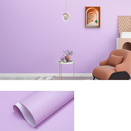 Amazon Co Jp 壁紙シール リメイクシート 無地 グレー 壁紙 シール 60cm 3m つや消し のり付き壁紙 お部屋 剥がせる壁紙 壁用 防水壁紙 壁紙クロス 60cmx5m カッティングシート キッチン 浴室 洗面所 机 テーブル 家具 パープル リビング 貼るだけ模様替え 張り替え
