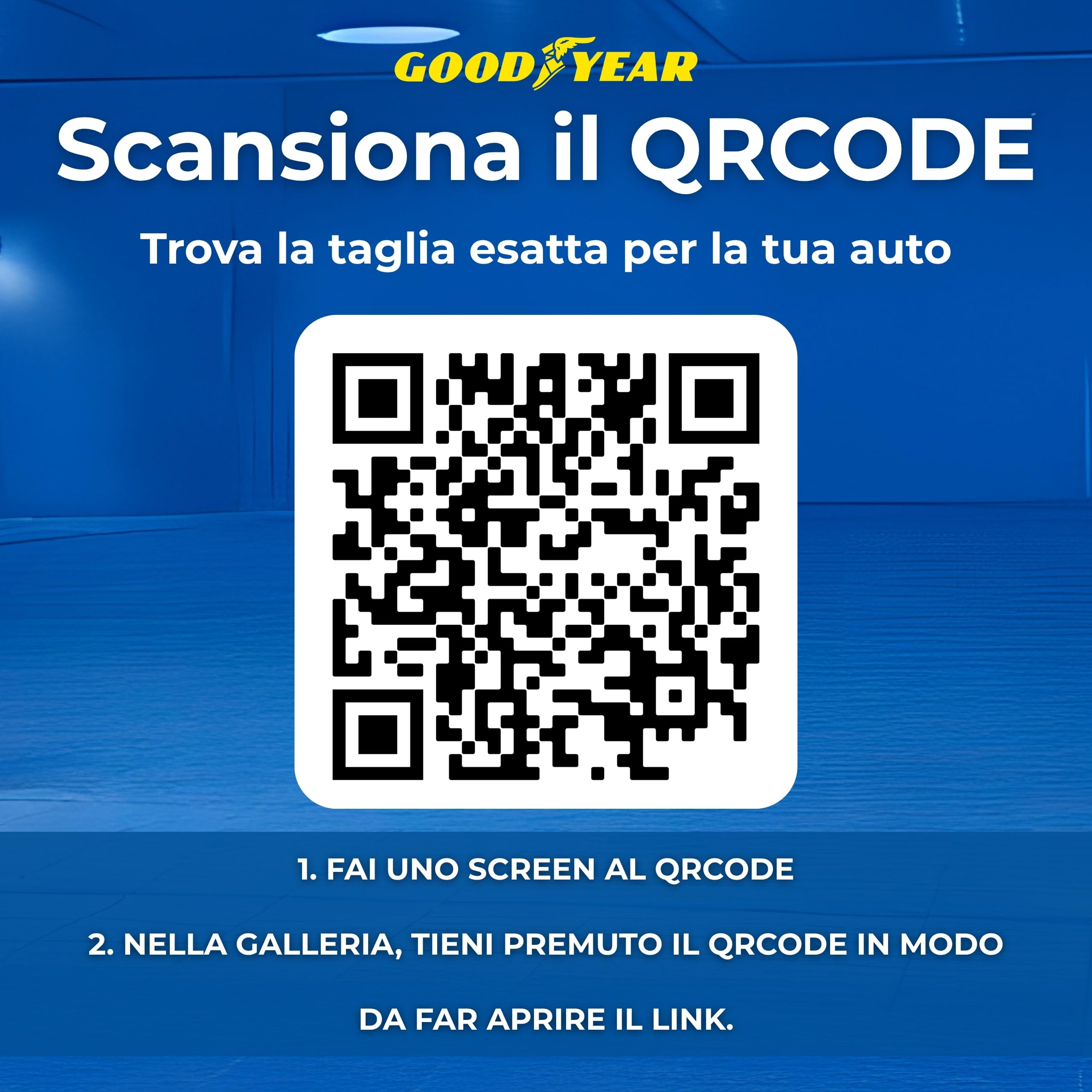 Goodyear Telo Antigrandine Auto Taglia M, Imbottitura 6mm Alta Protezione, Copriauto Esterno Impermeabile e Antigraffio, Tessuto Anti-UV, Cinghie Antivento, 440x165x119 cm, 4 Stagioni, Grigio/Nero