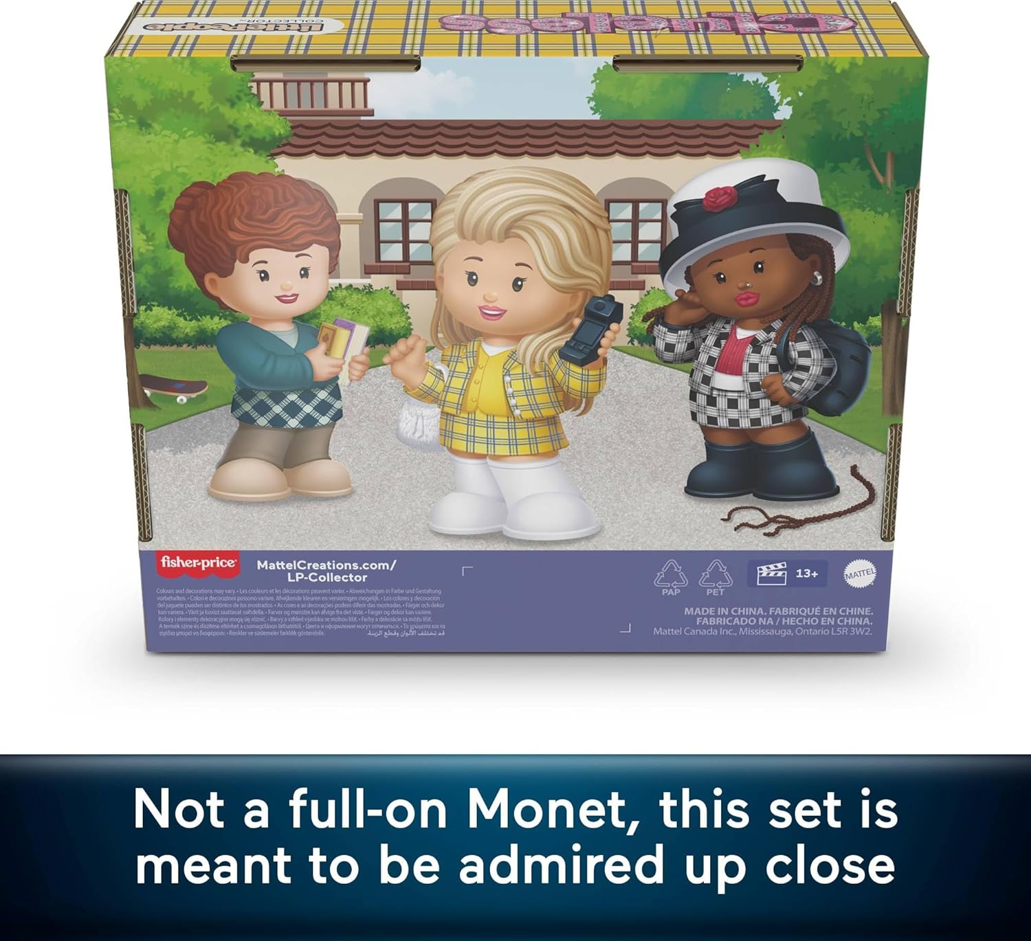 Little People Collector Clueless Movie Special Edition Set for Fans, 3 Character Figures in a Display Package