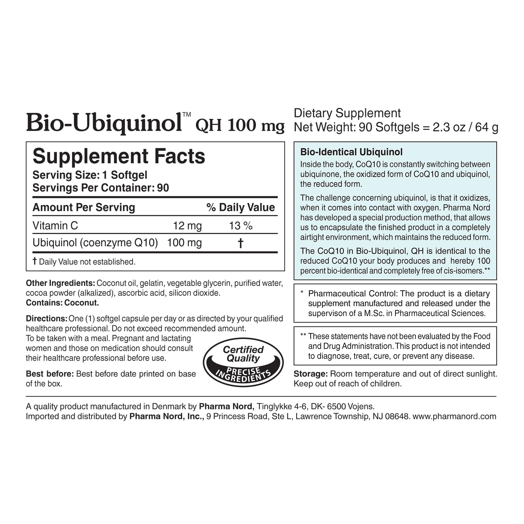 Pharma Nord – CoQ10 Ubiquinol • 100 mg Powerful Antioxidant • 90 Softgels — Amazon image 2