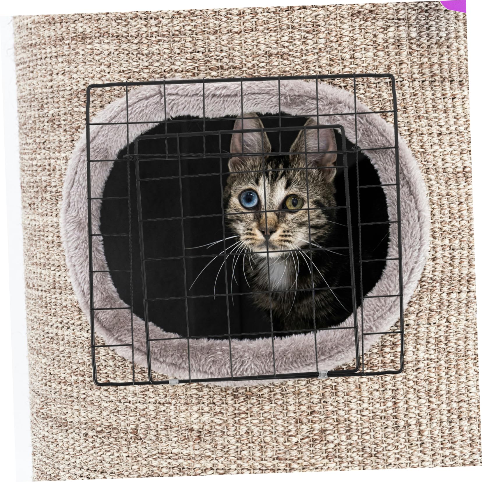 DIY Haustierkäfigtür Aus Draht 13.78X13.78In Für Katzen Und Hunde Zum Montieren Vielseitiges Drahtkäfig Zubehör Für Kleintiere Und Welpen