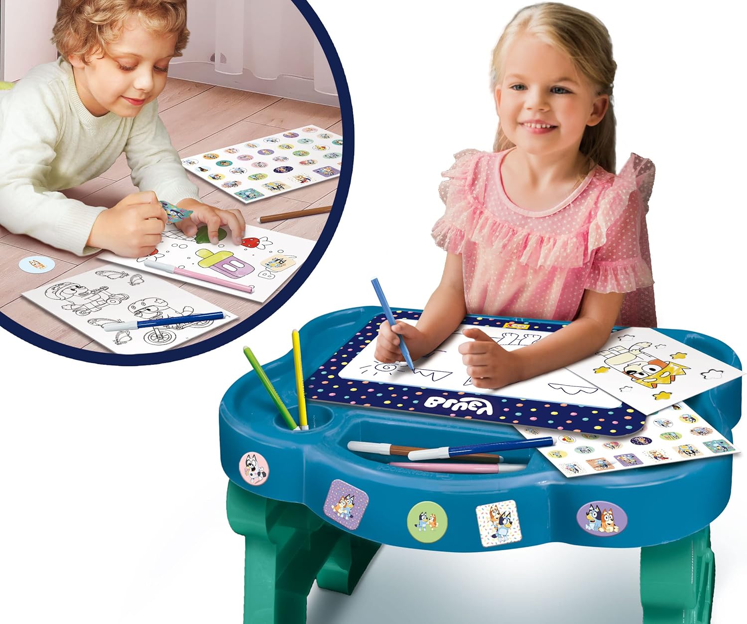 BLUEY ART DESK - BANCHETTO CREATIVO