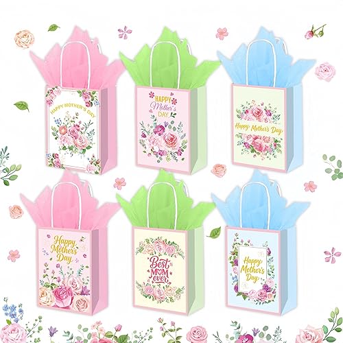 Miniatura 9 de KIPETTO Bolsas de regalo de San Valentín, 12 bolsas de papel para el día de San Valentín con asas en forma de corazón, bolsa de golosinas