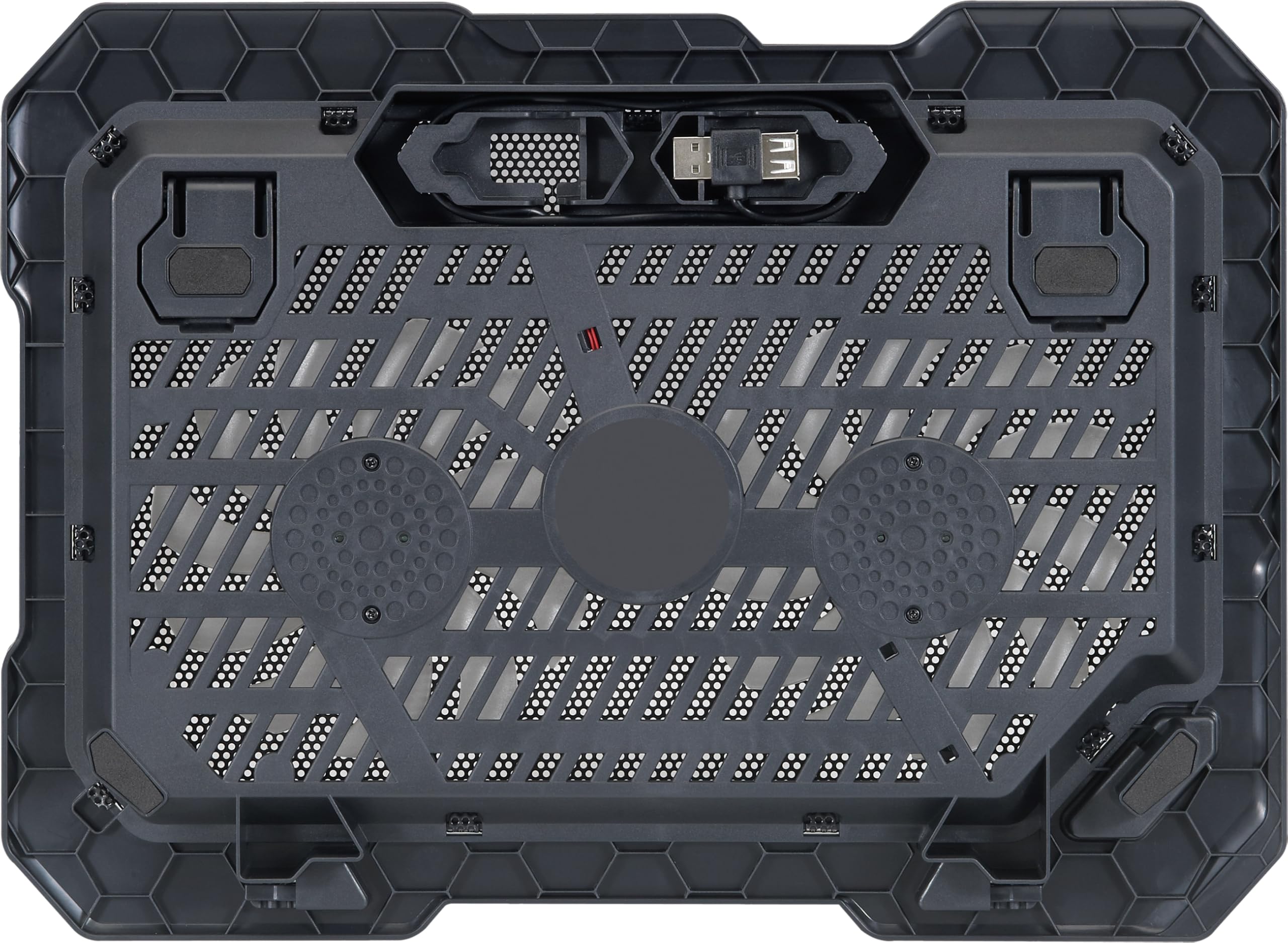 Conceptronic THANA01B podkładka chłodząca do notebooka, laptop do 15,6 cala, 2 wentylatory, 2-stopniowa regulacja wysokości