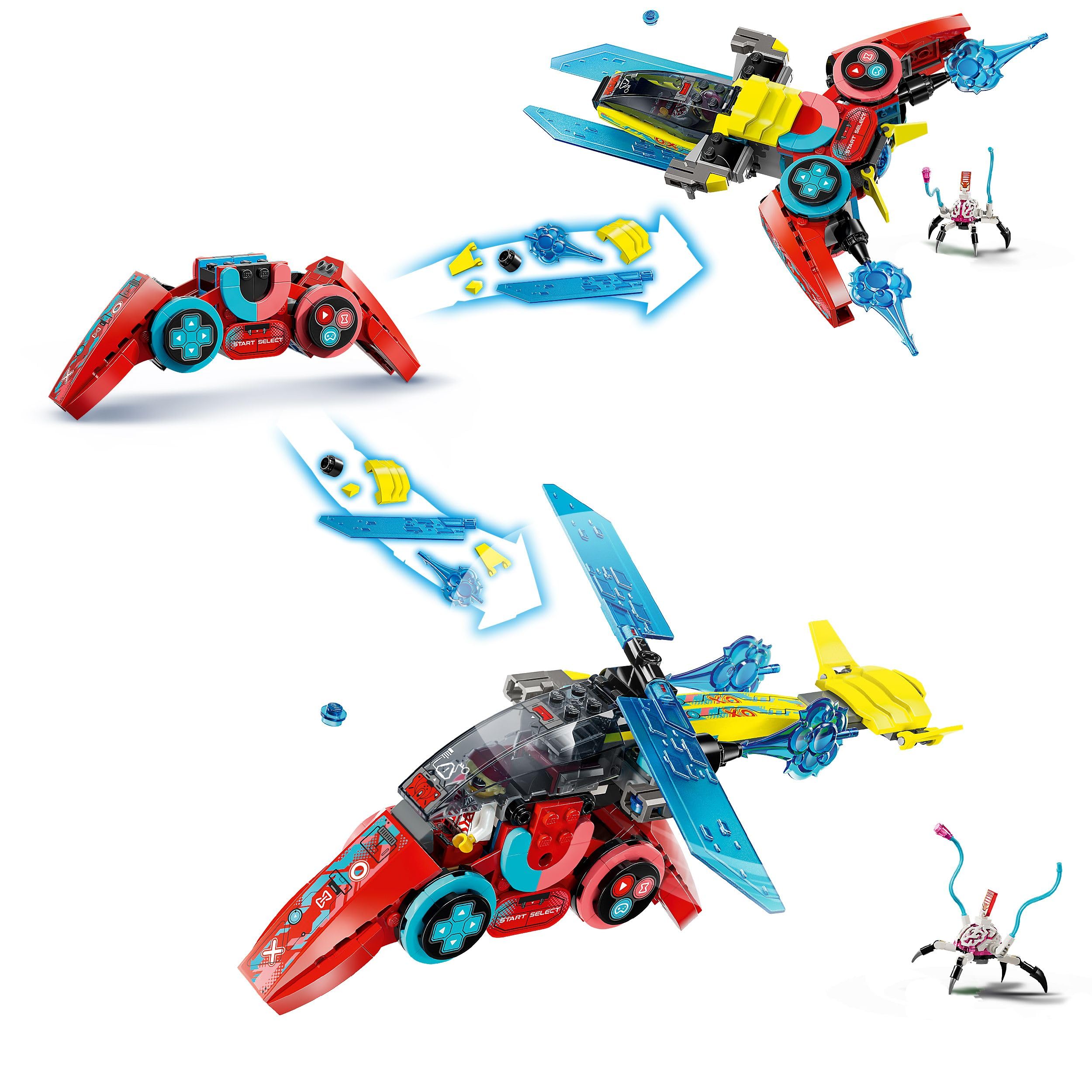 LEGO DREAMZzz 2in1 Cooper’s Gaming Controller Jet Plane to Helicopter Set - Image 3
