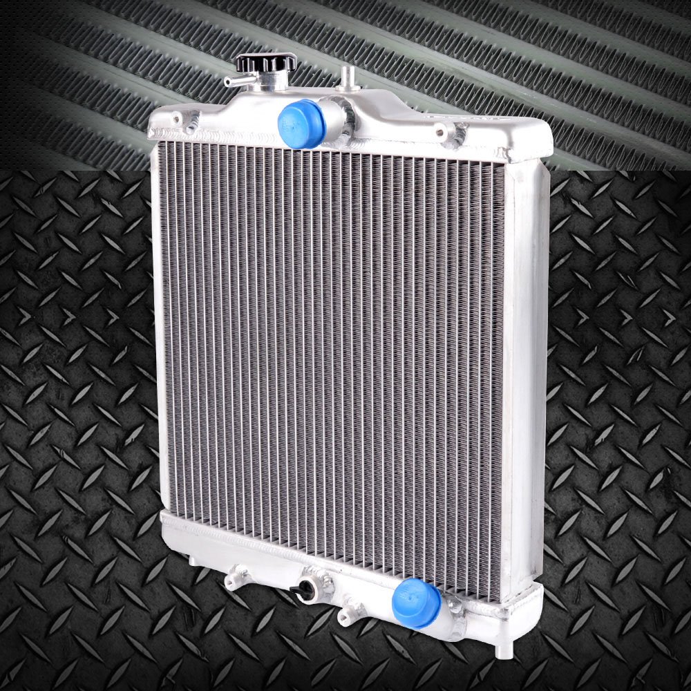 3 Row 52MM Full Aluminum Radiator Racing Radiator Stop Leak Compatible for Honda Civic EK EG B18C B16A DOHC in/Out 32MM 1992-2000