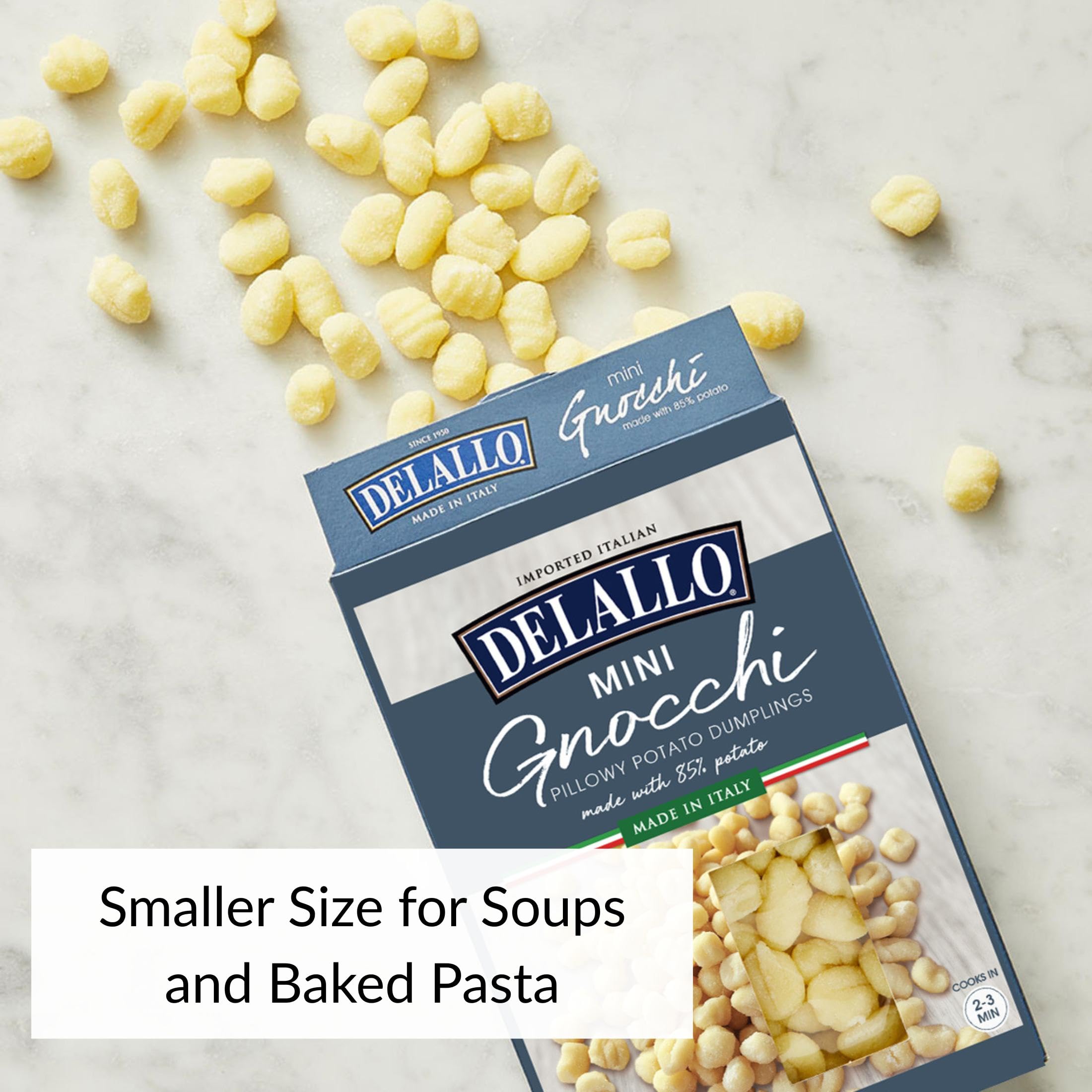 Amazon.com : DeLallo Mini Potato Gnocchi Pasta, Made in Italy