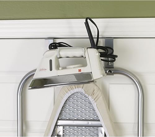 Miniatura 3 de Household Essentials 144222 tabla de planchar para colgar en una puerta y funda 14 x 44 pulgadas Multi Plateado 1