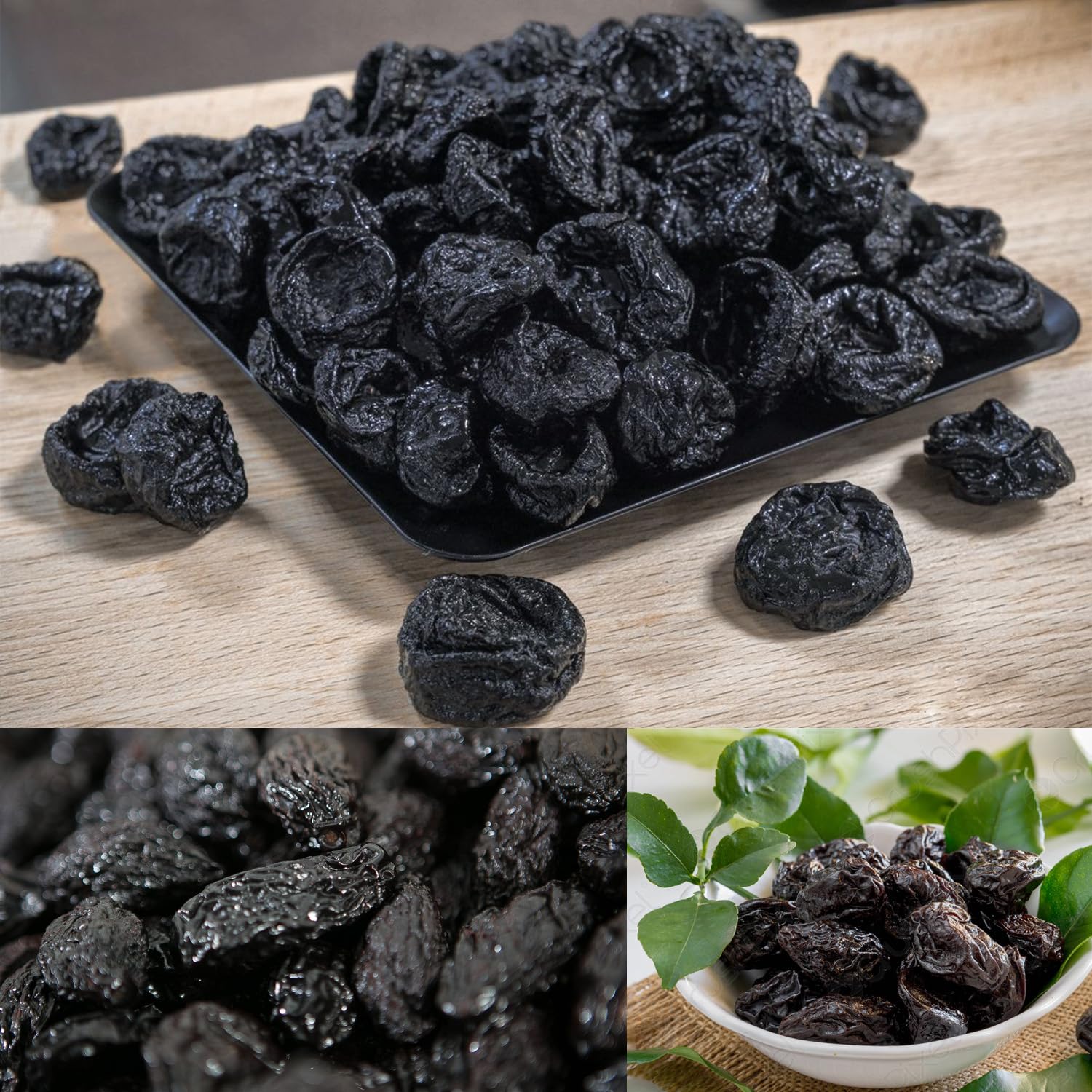NUTVEDA Premium California Prunes (Pitted) 227g - Dried Plum | High in Antioxidants, Vitamin C,A,B6 & Dietary Fiber | Vegan- Cruelty Free - Image 6 thumbnail