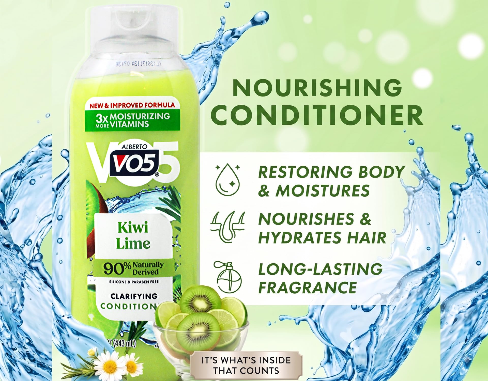 Amazon.com : Alberto V05 Kiwi Conditioner, 15 Oz : Standard Hair