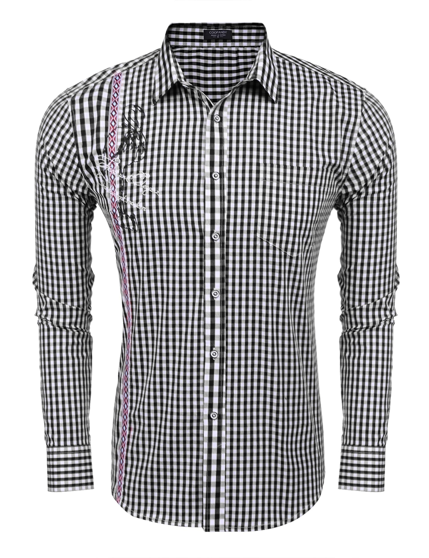 COOFANDY Camisa De Manga Corta A Cuadros Para Hombre – Fresca, Cómoda Y Elegante Para Verano | Franela De Algodón Para Uso Diario U Oficina