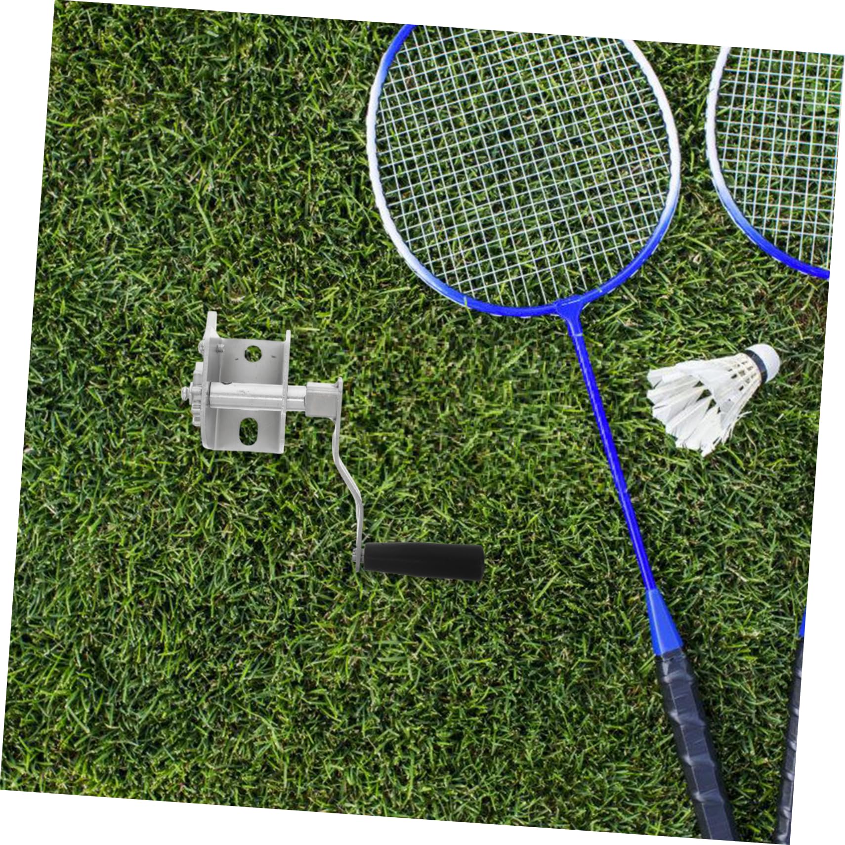 HEMOTON Handkurbel Netzspanner Für Outdoor Volleyball Und Badminton Tragbares Metall Spannungsgerät Zur Netzspannung Und Anpassung Kompaktes Sport Zubehör Für Netzstabilität Und Spieloptimierung