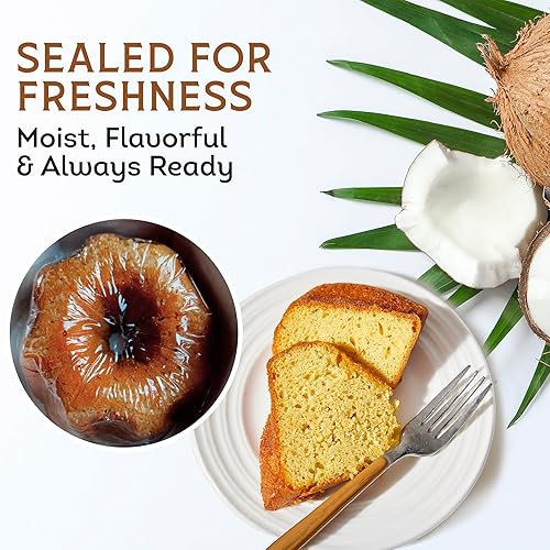 Miniatura 94 de Tortuga Pastel de ron caribeño surtido de 4 unidades, original, Keylime, piña y café Blue Mountain