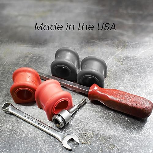 Miniatura 6 de Suspension Dudes Kit de 4 eslabones estabilizadores de barra estabilizadora delantera + kit de buje extremo rojo código compatible con Escalade,