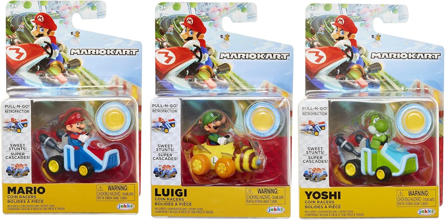 슈퍼마리오 코인레이서 마리오카트 자동차 3팩 세트 미니카 - G마켓 모바일