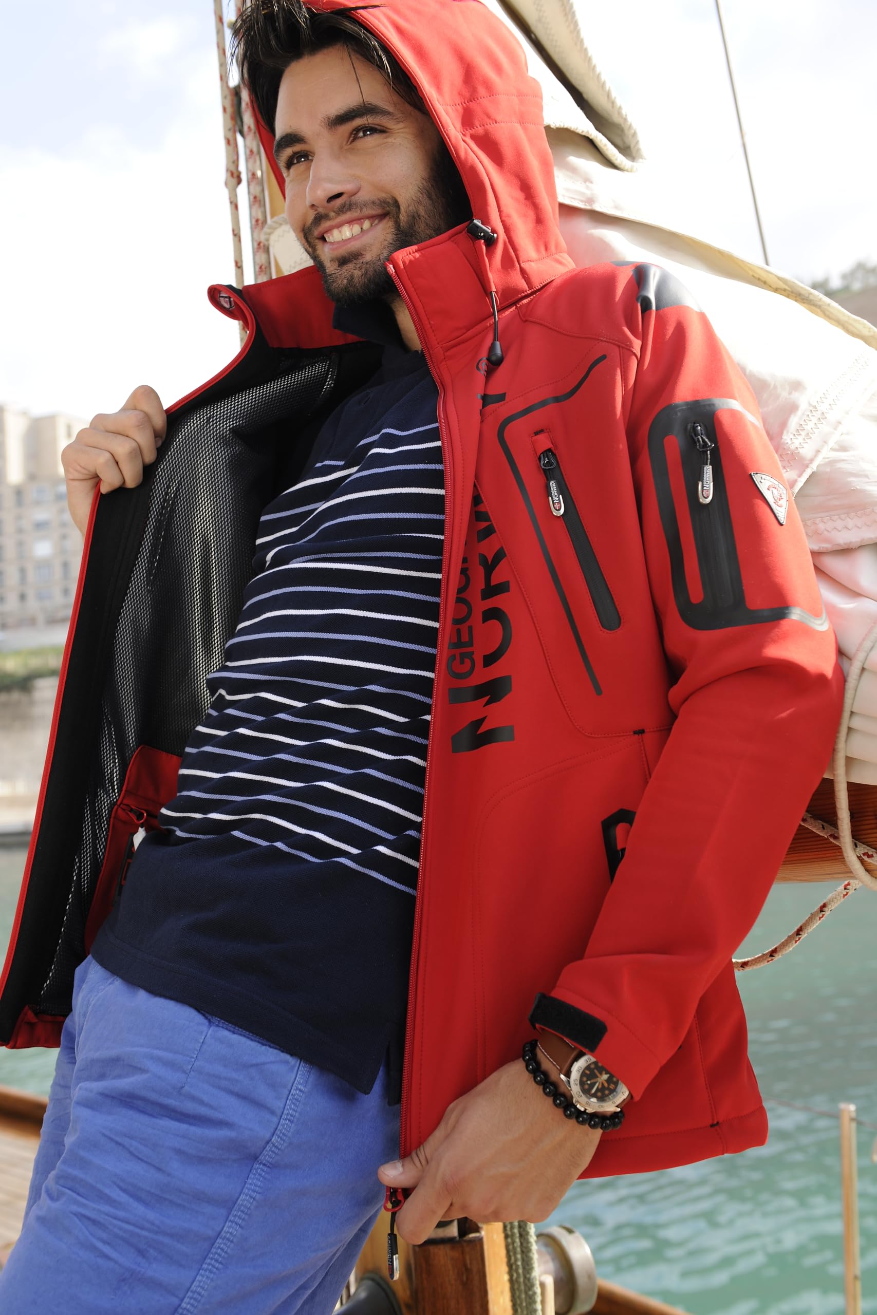 Geographical Norway Kurtka Mężczyźni Techno