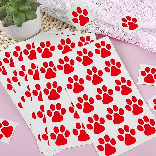 Miniatura 7 de Harloon 20 hojas, 300 unidades, tatuajes temporales, patas y pies, tatuajes temporales extraíbles de pata de perro, calcomanías de tatuaje para