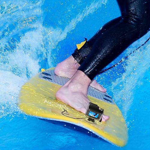 Miniatura 5 de HSU Soportes de surf y accesorios para esquí, esnórquel, surf, wakeboard, accesorio para GoPro Hero 13, 12, 11, 10, 9, 8, 7, 6, 5, negro, plata,