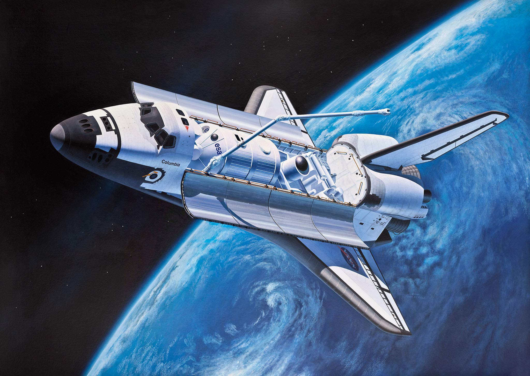 Revell 1/72 Space Shuttle 40th Anniversary Model Kit for Building - Image 7