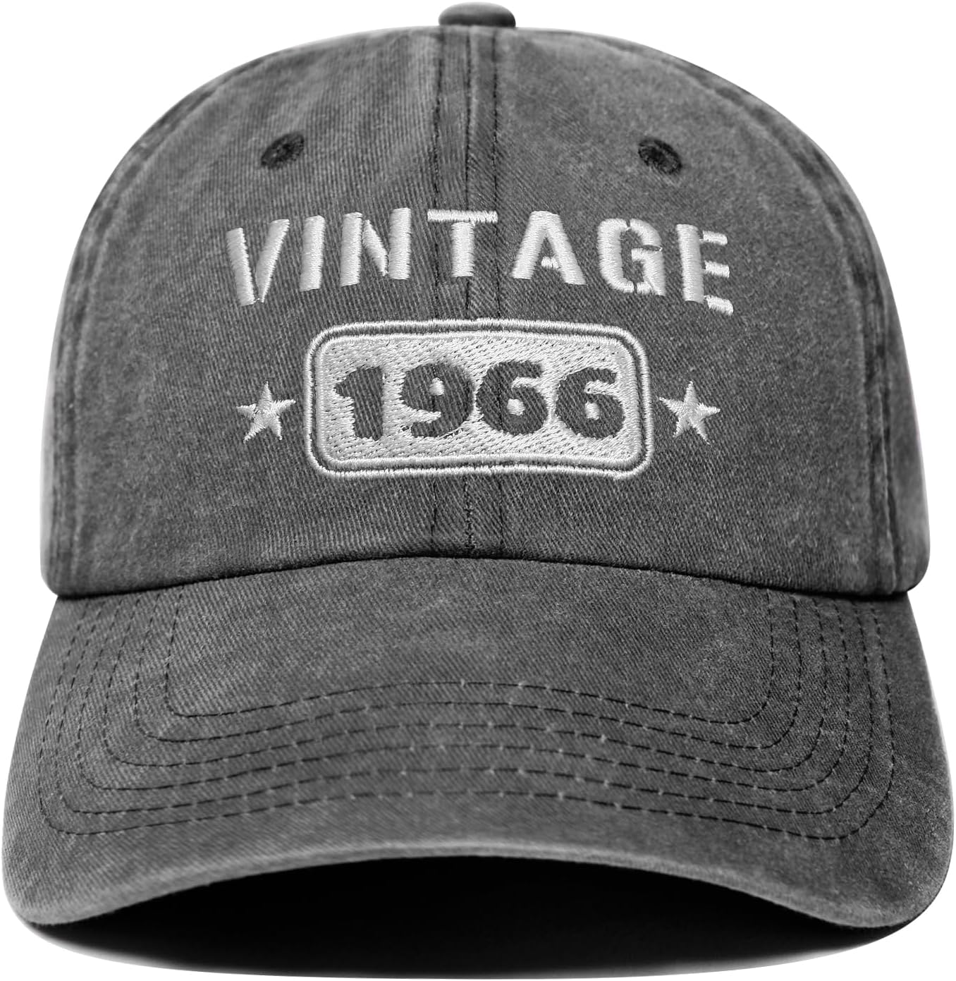 60th Birthday Gifts for Men Women, 60 Year Old Gifts Ideas, Washed Cotton Embroider...