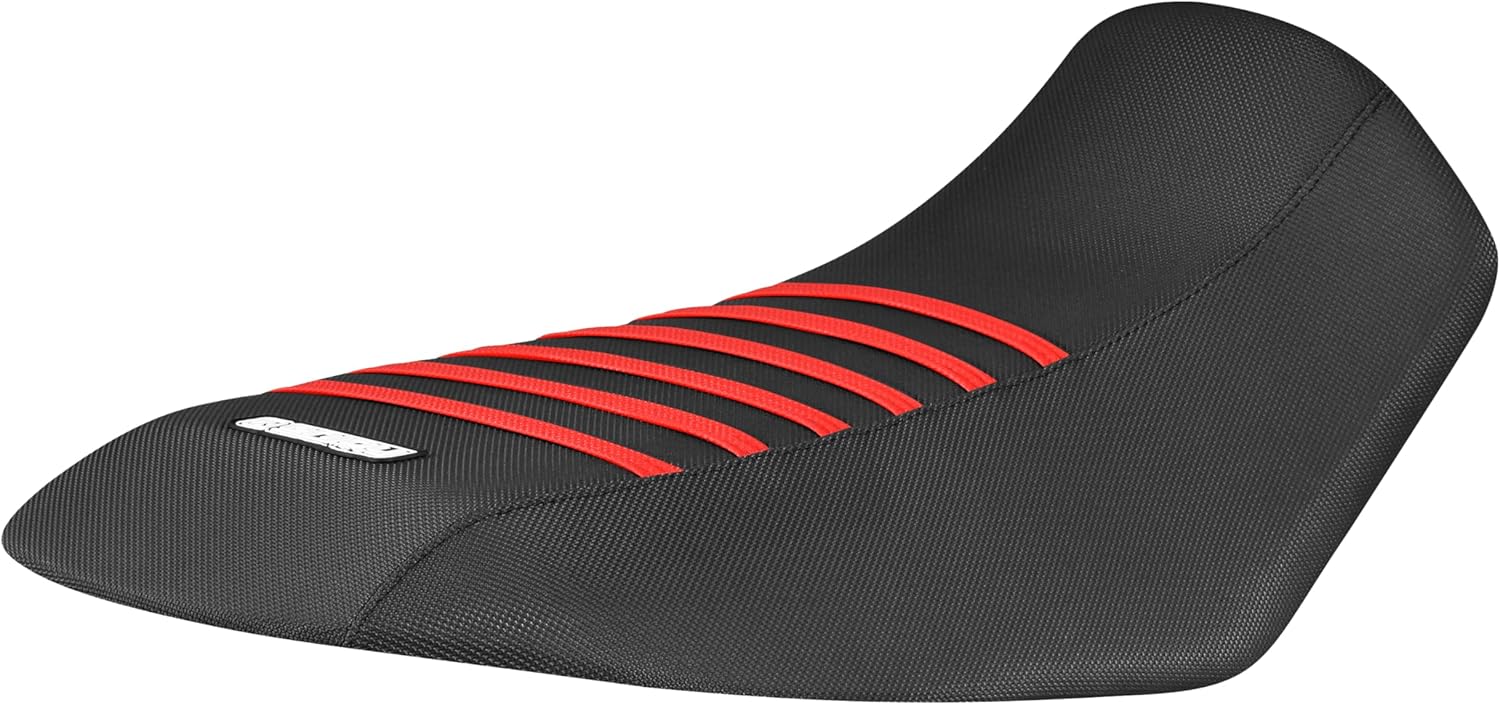 Enjoy Mfg Seat Cover - Compatible with Can Am 2012-2022 Renegade 500 Renegade 800 Gen 2 (See Below for Fitment Years) Side Logos - #294 (All Black Standard)