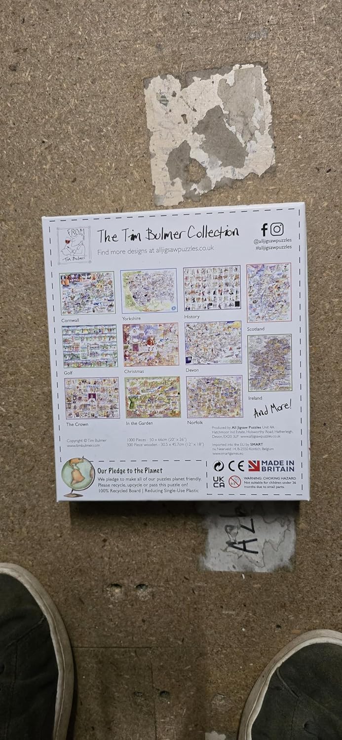 1000 Piece Jigsaw Puzzles - for Adults - Happy Birthday by Tim Bulmer, Large Size 66cm X 50cm. Challenging to Complete But Fun and Humorous Comical Funny Cartoon
