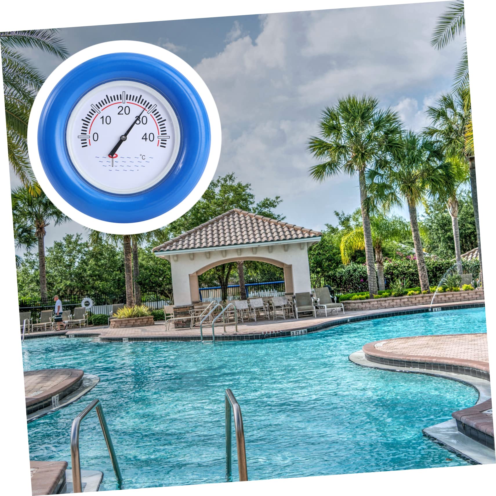 YARNOW 1pezzi Termometro Subacqueo Per Piscina Misuratore Di Temperatura Acqua Monitor Della Temperatura Per Vasca Da Bagno e Stagni