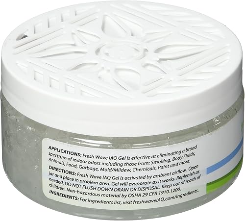 Miniatura 4 de Fresh Wave IAQ Gel comercial para eliminar olores 8 onzas líquidas Absorbentes de olores para el hogar  Alivio de olores más seguro  Eliminador de