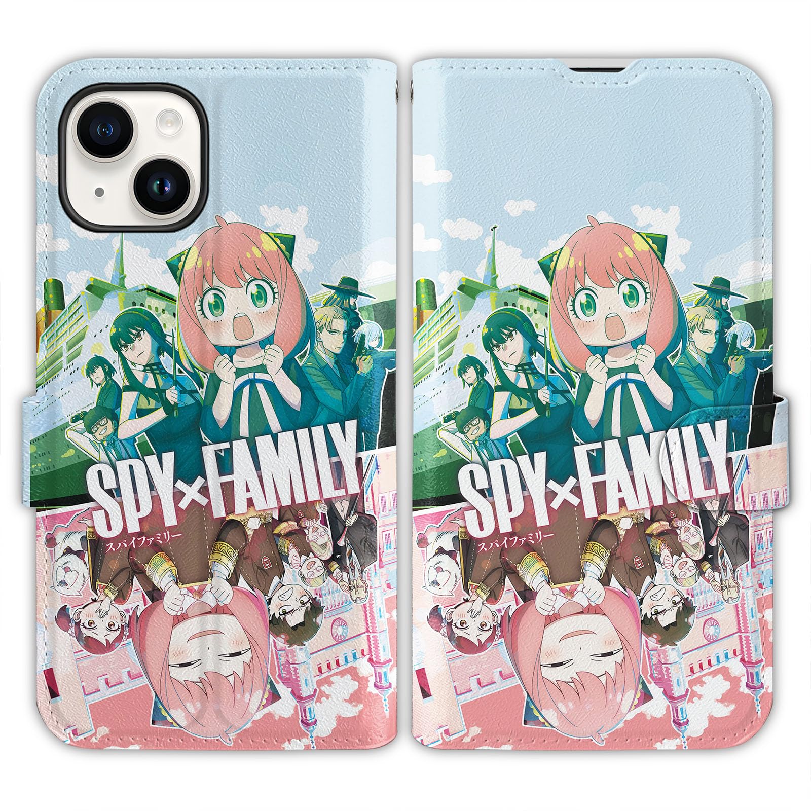 Amazon.co.jp: SPY×FAMILY スマホケース 手帳型 iPhone11 カード収納