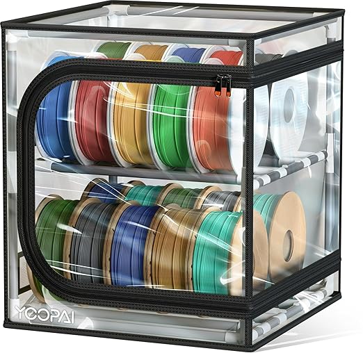 YOOPAI 3D Printer Filament Storage Box – 2 Tier Filament