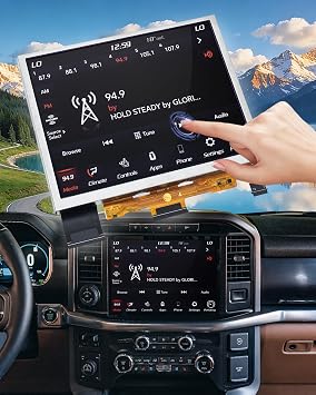TDO-XGA084 8.4" Uconnect Screen Replacement, Uconnect 4C UAQ LCD Monitor Touch-Screen for 2018-2023 Jeep Dodge RAM Chrysler, 68388570AB