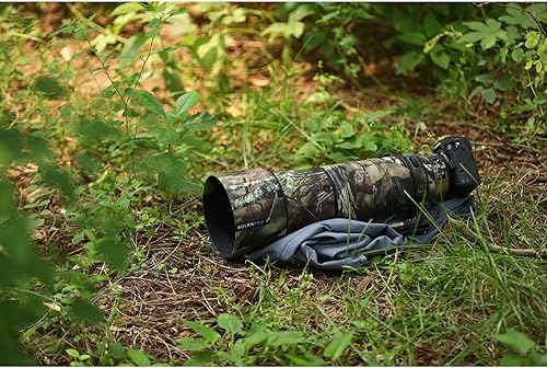 Vista 2 de ROLANPRO Funda impermeable de camuflaje para Nikon Z 180-600mm F/5.6-6.3 VR, protector contra la lluvia, funda protectora para lente, ropa - #23