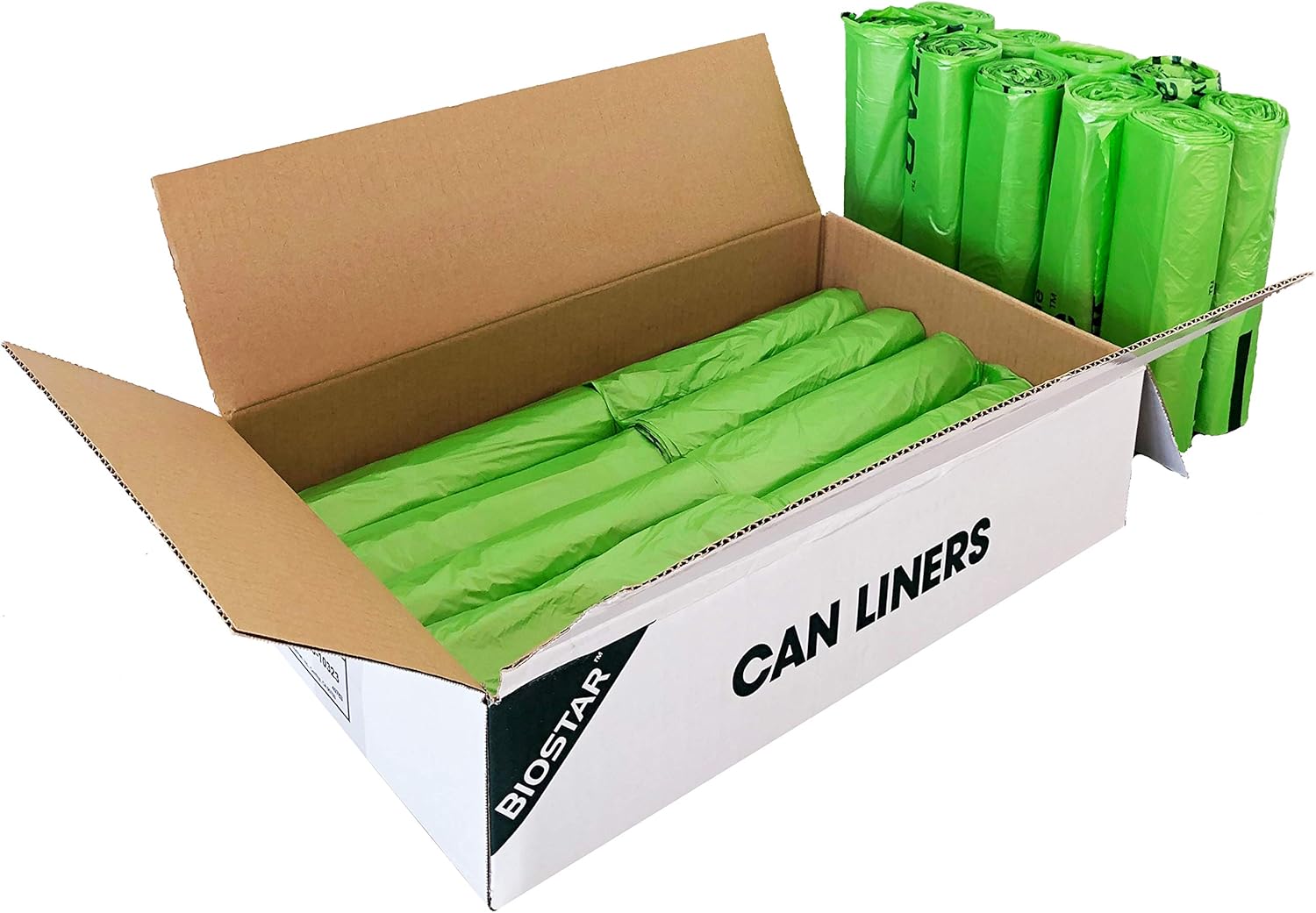 Reli. Biodegradable 16-25 Gallon Trash Bags | 500 Count Bulk | ASTM D6954 | Green | Eco-Friendly | Oxobiodegradable Under Certain Conditions (See Product Description)