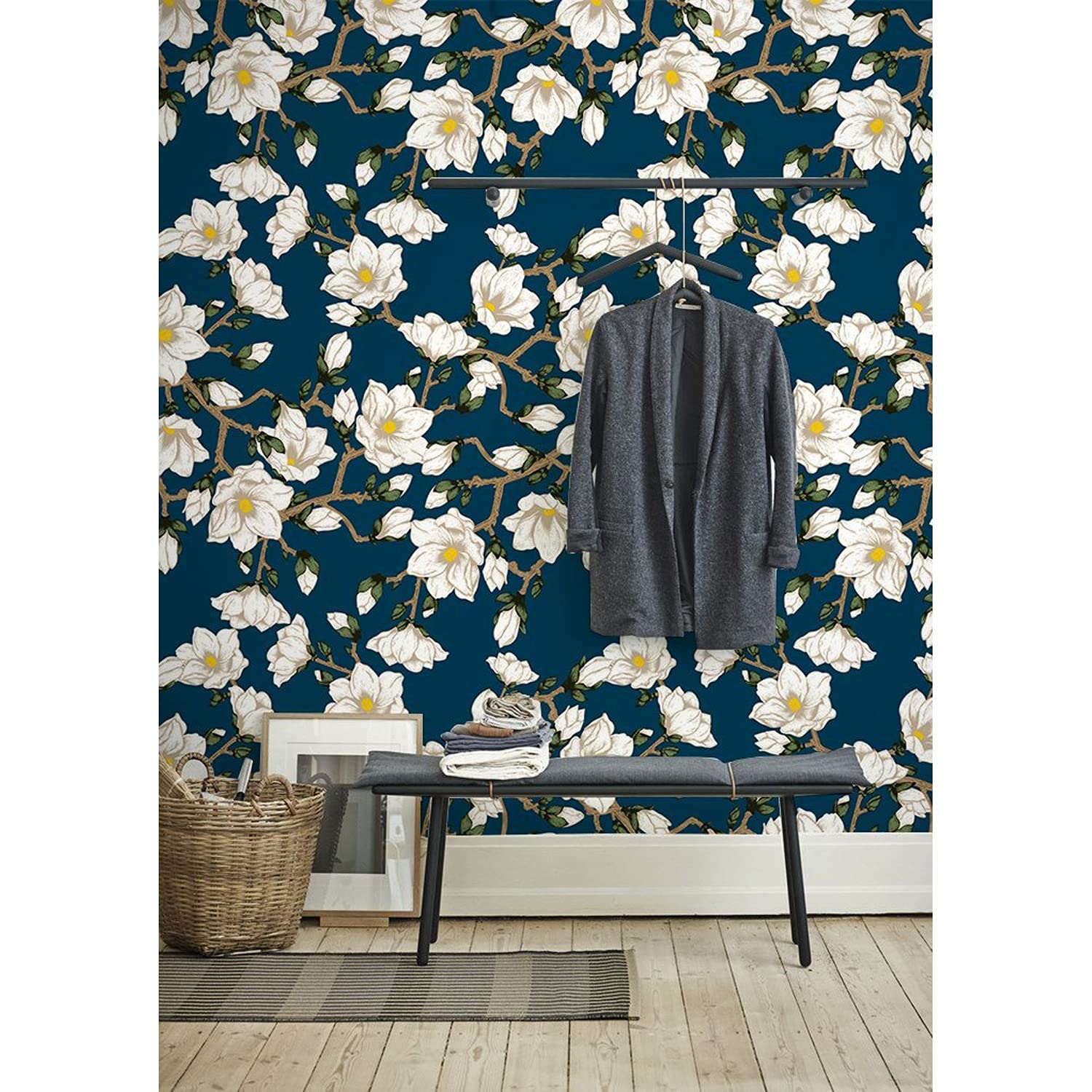 Papier Peint Latex Marguerites Sombres 208x146cm au Rendu Visuel Saisissant