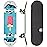 Magneto Kids Skateboard - 7-Ply Maple Deck - Double Kicktail Tricks for Girls Skateboard - Smooth 51mm 95A Wheels & Ice Cream Graphic - 27.5 in x 7.75 in, Ice Cream