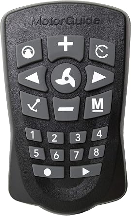 MotorGuide 8M0092071 Xi Series Pinpoint GPS Navigation Remote Replacement For Xi3 and Xi5 Trolling Motors Includes Lanyard