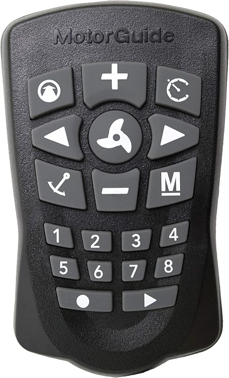 MotorGuide 8M0092071 Xi Series Pinpoint GPS Navigation Remote Replacement For Xi3 and Xi5 Trolling Motors Includes Lanyard