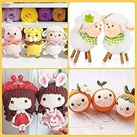 Vista 7 de UPINS - 600 piezas de ojos de seguridad de 6 mm con arandelas, ojos de plástico negros para amigurumi, ojos de ganchillo para manualidades DIY