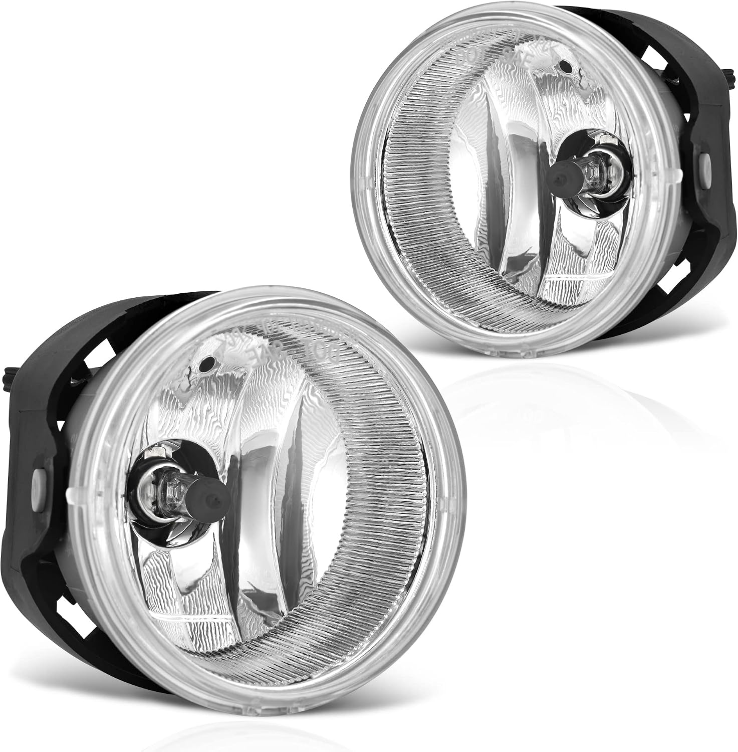 AUTOSAVER88 Fog Lights Compatible with 2005 2006 2007 Dodge Caravan 2008 2009 2010 Challenger 2006 2007 2008 2009 Charger 2007-2009 Caliber 08-10 Chrysler Sebring 07-09 Jeep Patriot Compass Fog Lamps