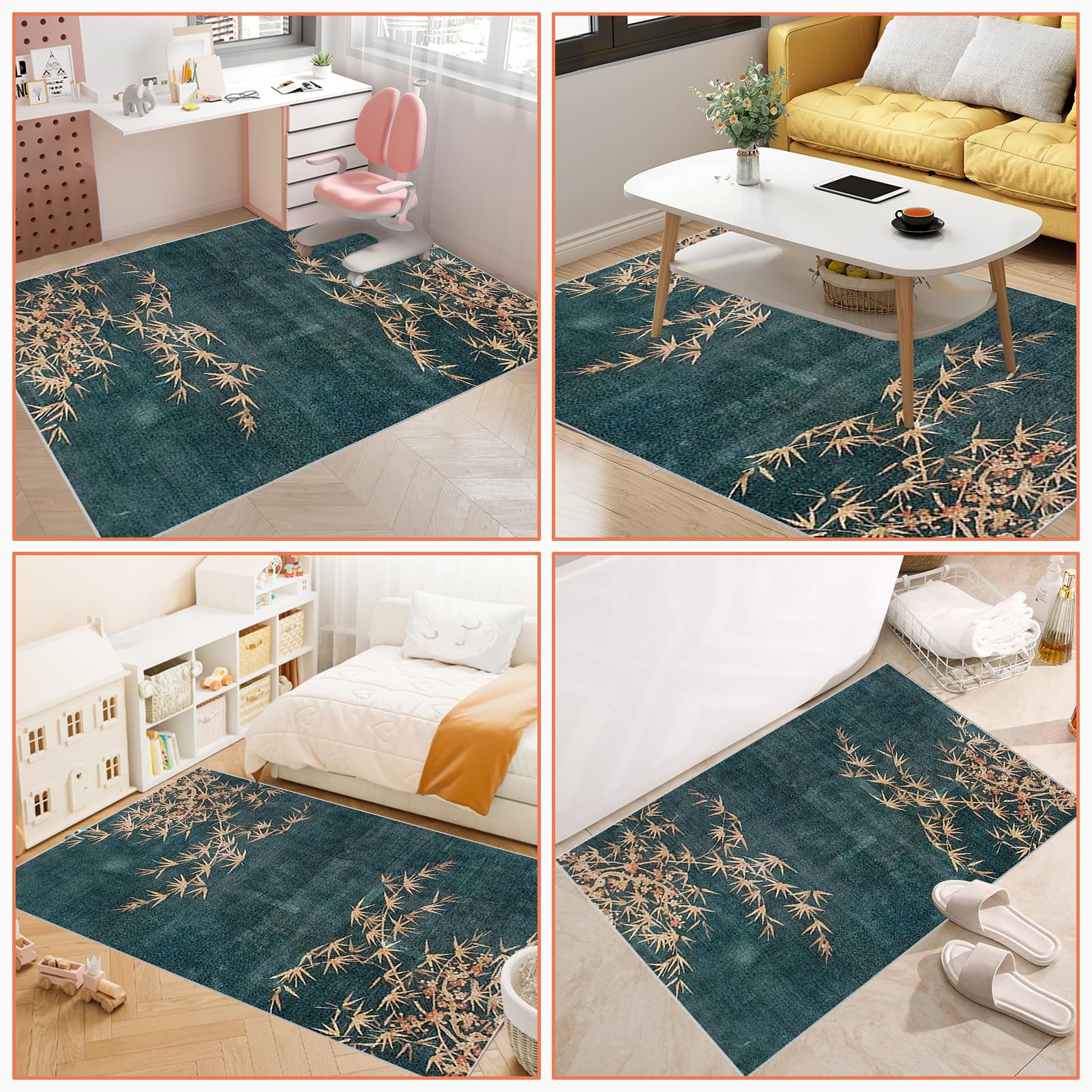 Tappetino per Sedia da Ufficio 100 x 120 cmTappeto Salvapavimento Antiscivolo, Tappeto Gaming Pavimento Tappeto per Sedia con Ruote, Tappeto Sedie da Scrivania per Pavimenti In Legno e Parquet